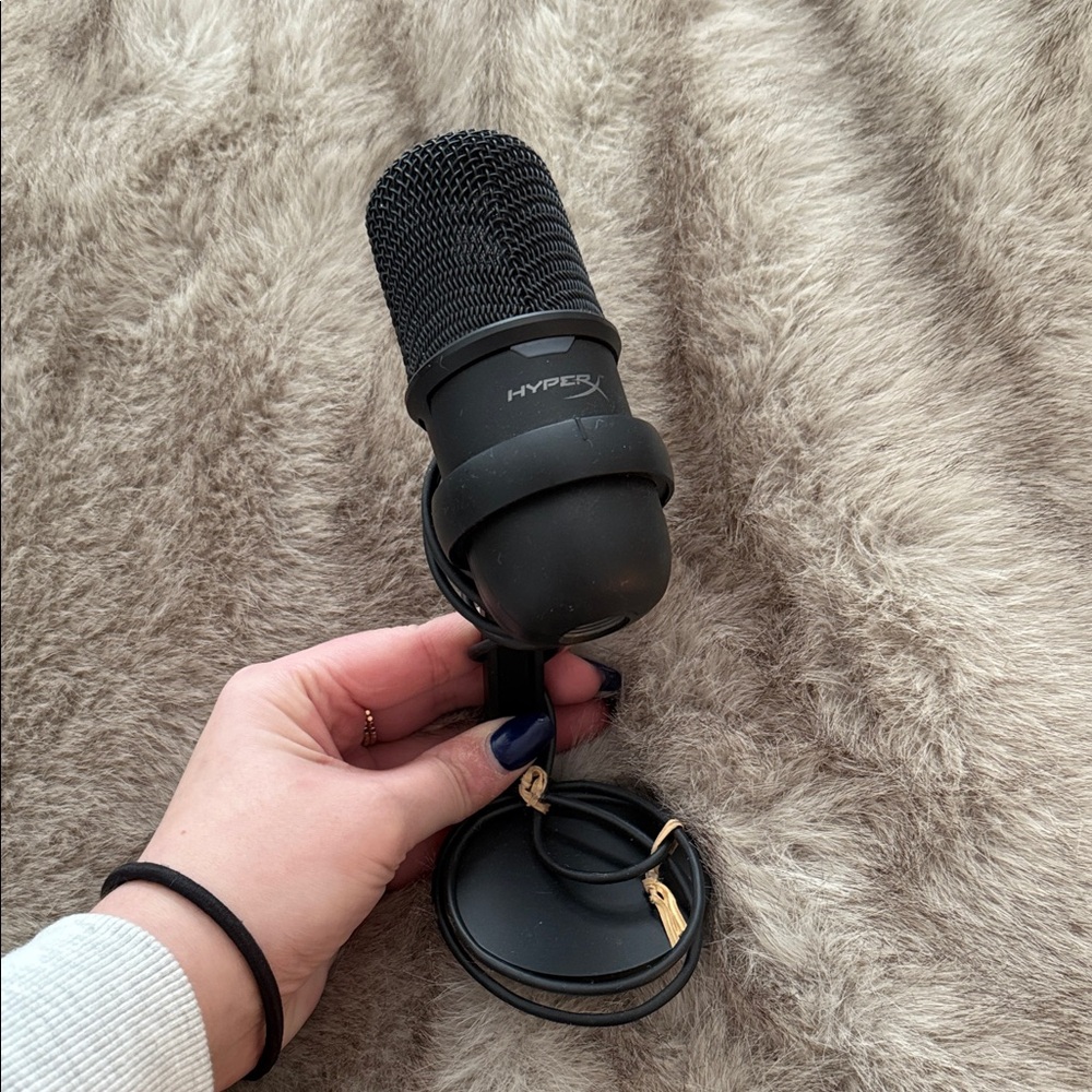 HyperX SoloCast Black USB Microphone for Streaming